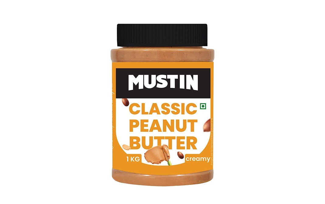 Mustin Classic Peanut Butter Creamy   Plastic Jar  1 kilogram